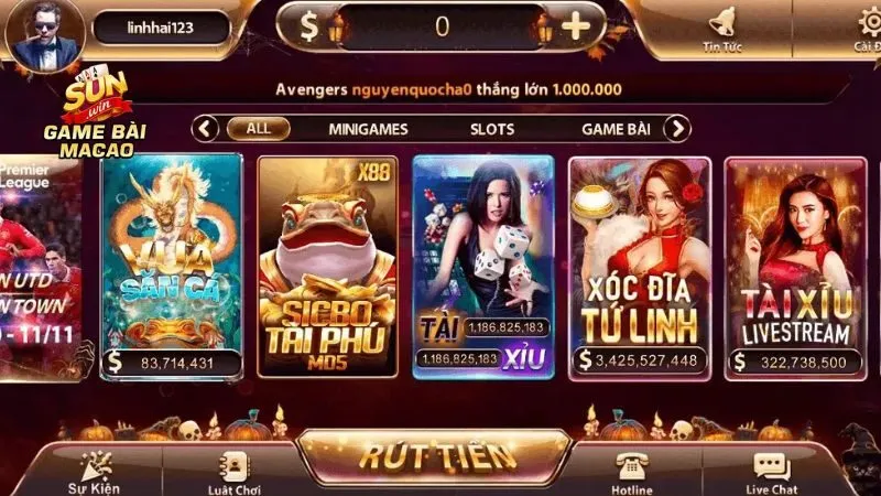 Đa dạng trò chơi cho bạn lựa chọn Đa dạng trò chơi cho bạn lựa chọn